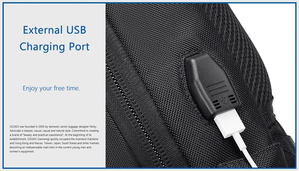 External USB Charging Port