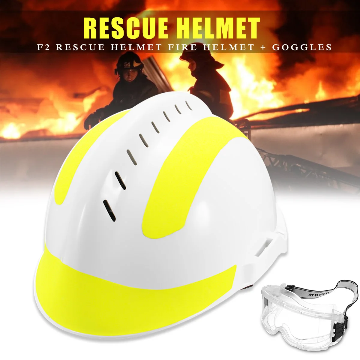 Buy 1Set Safurance Rescue Helmet For Fire Fighter with