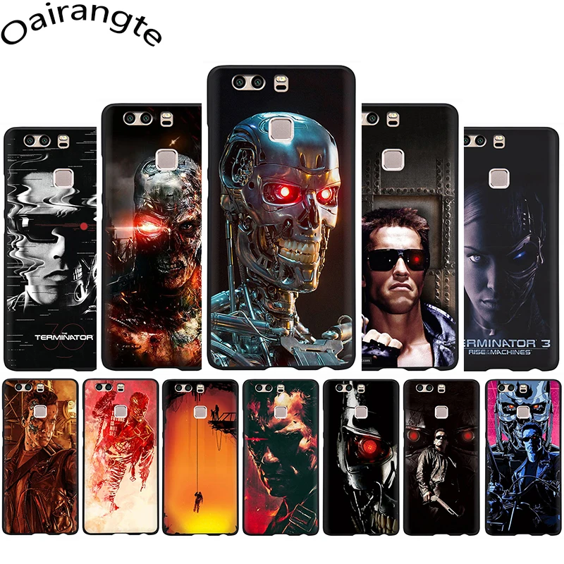 

Terminator soft silicone phone case for Huawei P8 P9 P10 P20 P30 Lite Mini Pro P Smart