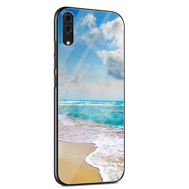 Стеклянный чехол Verano Playa Hawai для Huawei P30 P10 P20 Pro P Smart Mate 10 20 Lite Y6 Y9 Honor 7A 8X 9