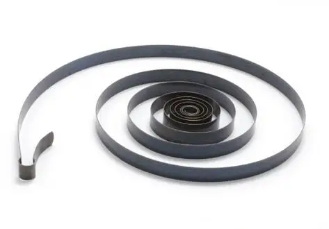 

Small flat metal torsion volute springs supplier,0.15*5*750mm, Type S14