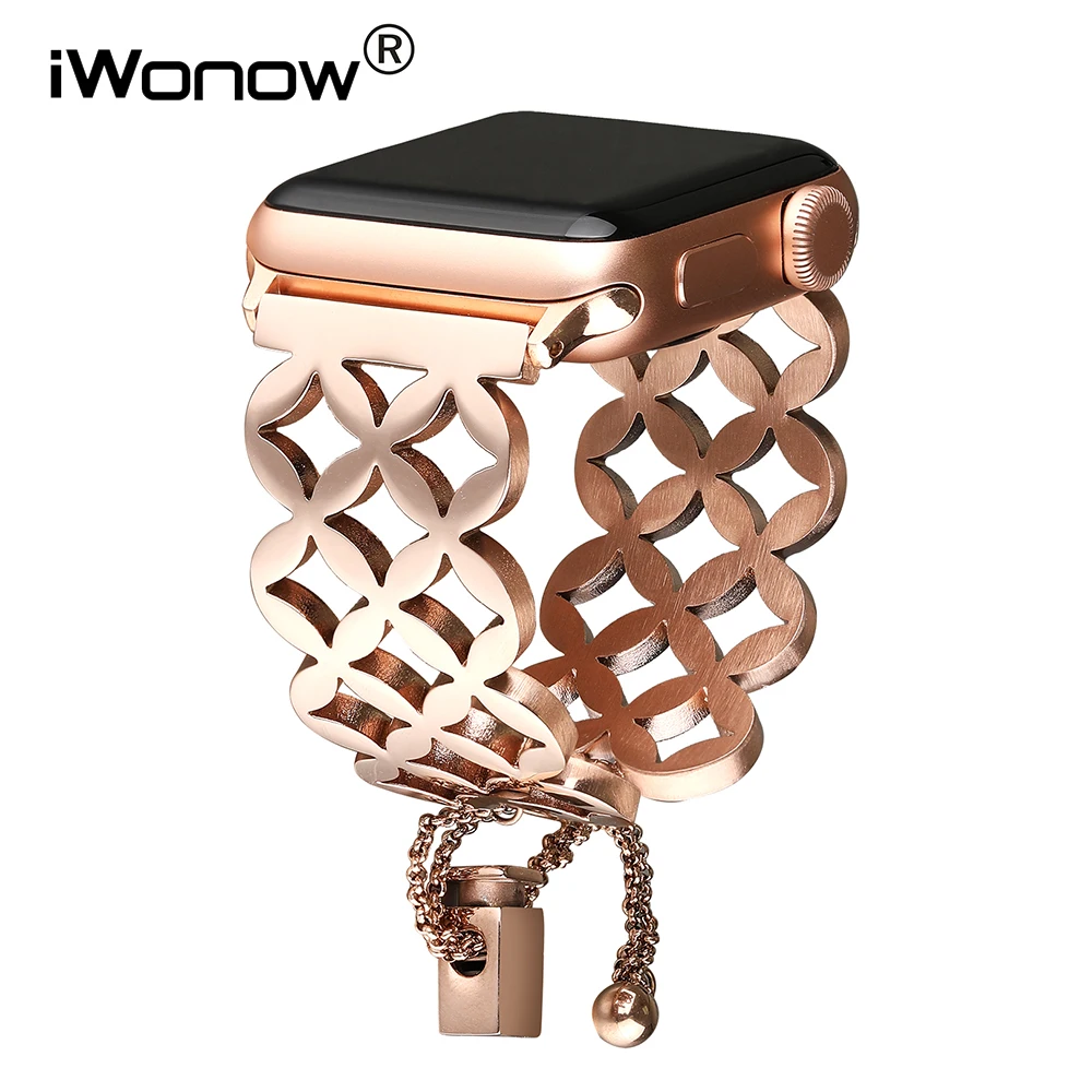 Ремешок из нержавеющей стали для iWatch Apple Watch 38 мм 40 42 44 Series 5 4 3 2 1|Ремешки часов| |