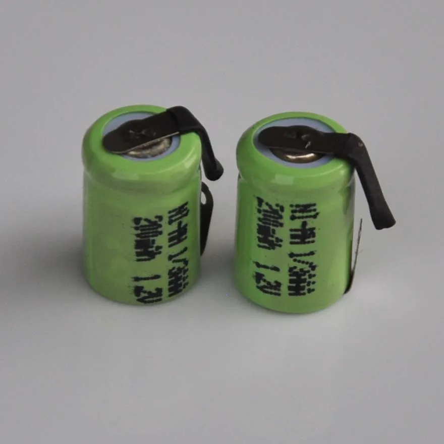 2-10 шт 1,2 V 1/3AAA Ni-MH аккумулятор 200mah 1/3 AAA nimh элемент с сварочными вкладками для солнечный светильник