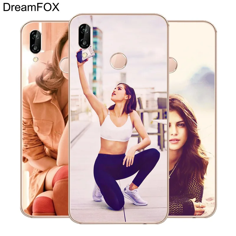 DREAMFOX M287 Selena Gomez Мягкий ТПУ силиконовый чехол для huawei Honor 6A 6C 6X 7C 7X8 Lite Pro |