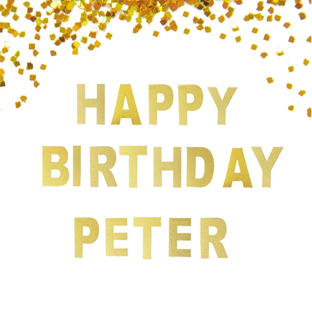 happy birthday personalized banner