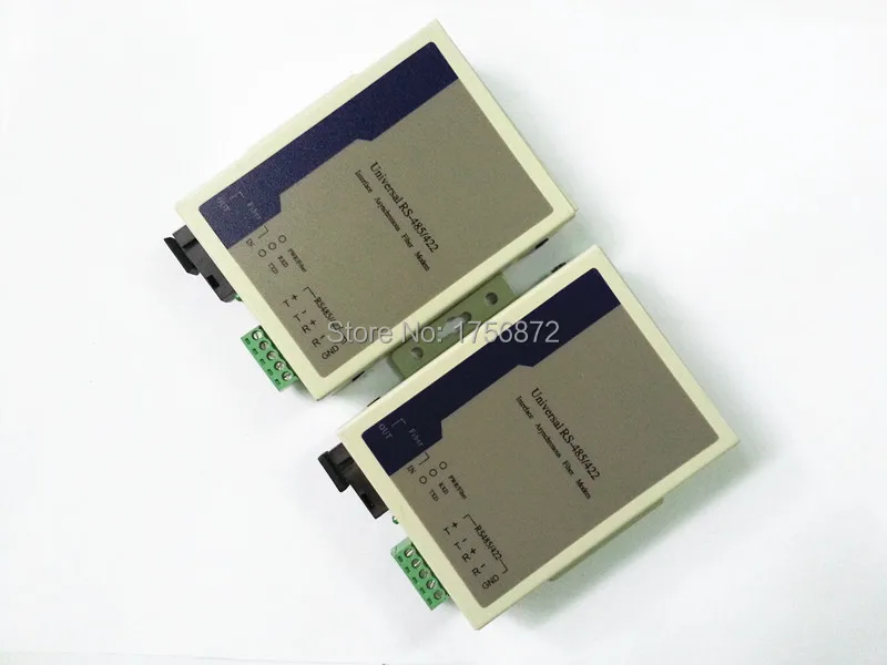 

2pcs/lot Two way two directions RS485 to Optic Fiber Modem Singlemode SC 20km rs485 to ethernet fiber converter