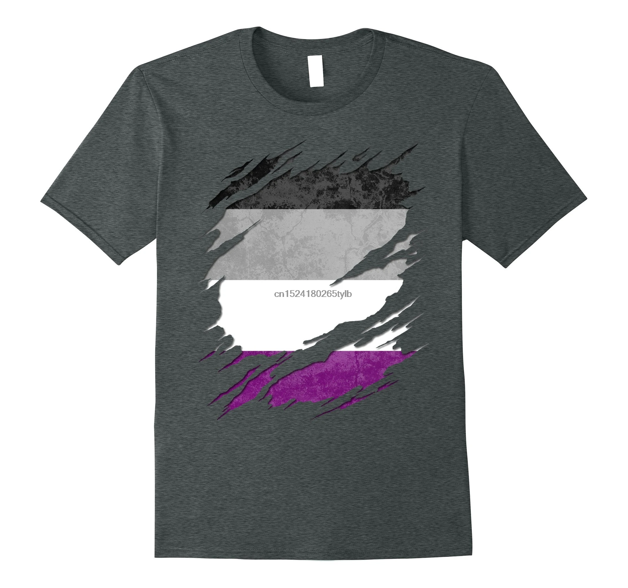 

Asexual Pride Flag Ripped T-Shirt