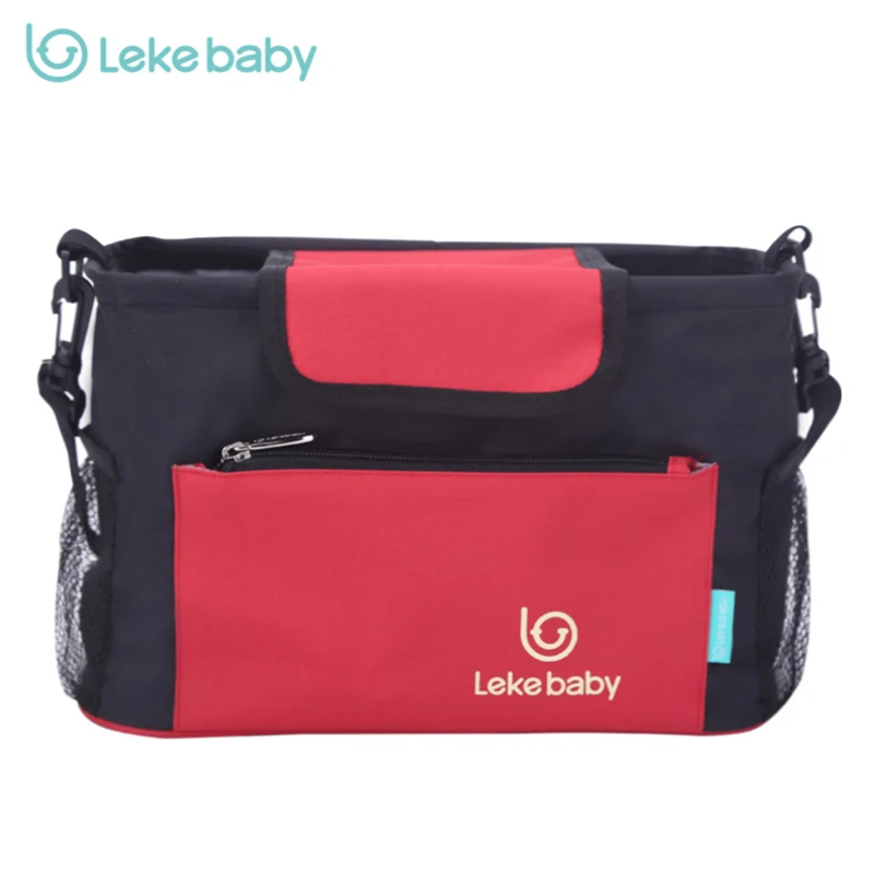 

Lekebaby Baby Stroller Bags Mummy Nappy Bag Multifunction Travel Diaper Bag Maternity Nursing Hanging Storage Bag Accessories