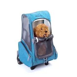 LeTrend складной багаж на колёсиках для домашних животных, Спиннер для кошек/собак, чемодан на колесах, 20 дюймов, переноска на колесиках, сумка