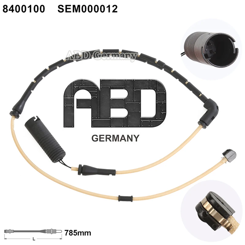 ABD Германия передний и задний износ тормозных колодок сенсор SOE000011 и SEM000012 для LAND ROVER Range Suv 2002-2012