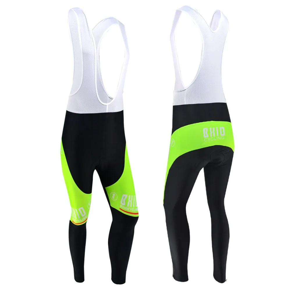 BXIO Winter Thermal Cycling Pants Pro Team Bike Gel Pad Bib Pants
