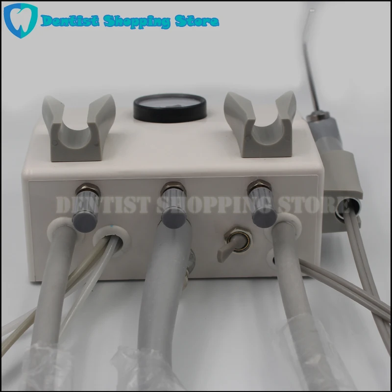  Dental Mobile Unit Wall Type Hanging Dental Lab Portable Turbine Unit Handpiece Testing