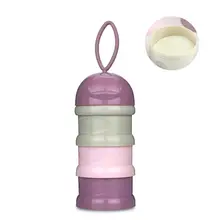 Портативный дозатор формулы молочного порошка 3 отсека Штабелируемый контейнер для хранения закусок и еды для младенцев