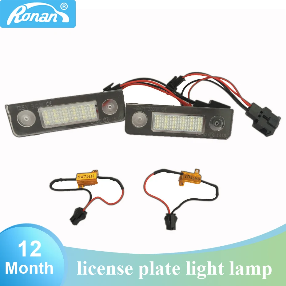 

18SMD LED License Plate Lights for Skoda octavia 1z / SKODA Octavia 3 / Superb B6 Combi / Rapid / Yeti / Fabia