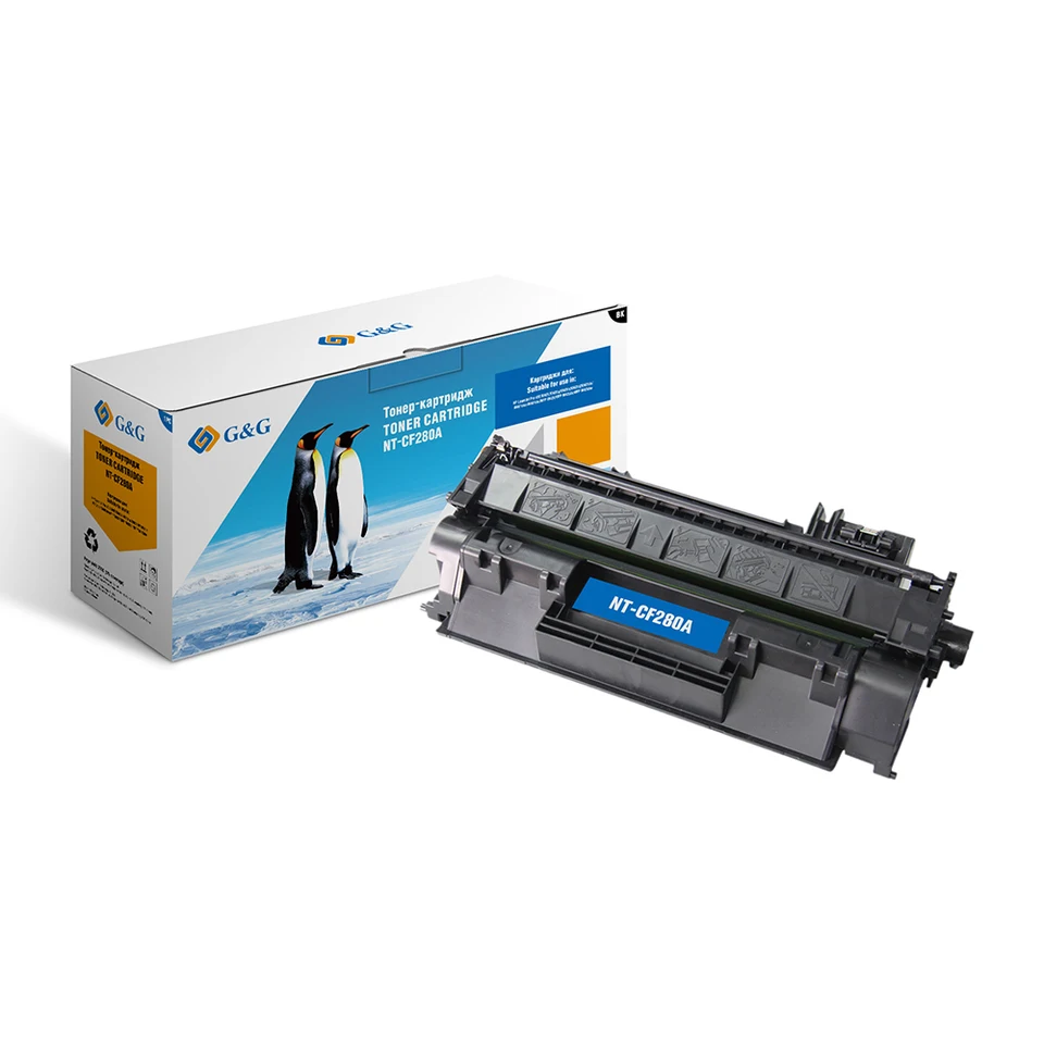 

Тонер-картридж G&G NT-CF280A для HP LaserJet Pro400 M401/M425 (2700стр)
