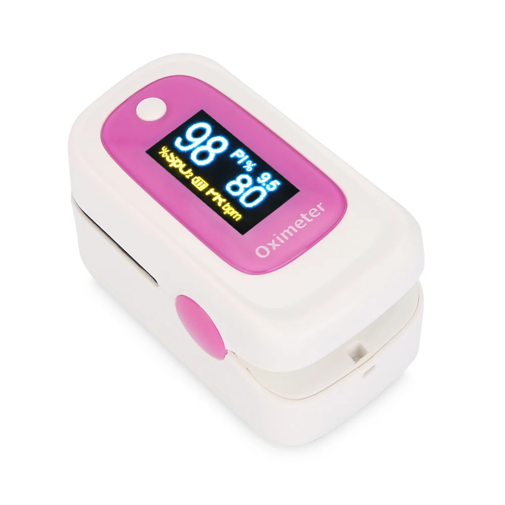 

OLED Fingertip Pulse Oximeter Digital Pediatric Fingertip Oximeter Blood Oxygen Saturation Monitor Portable Pulse Oximeter