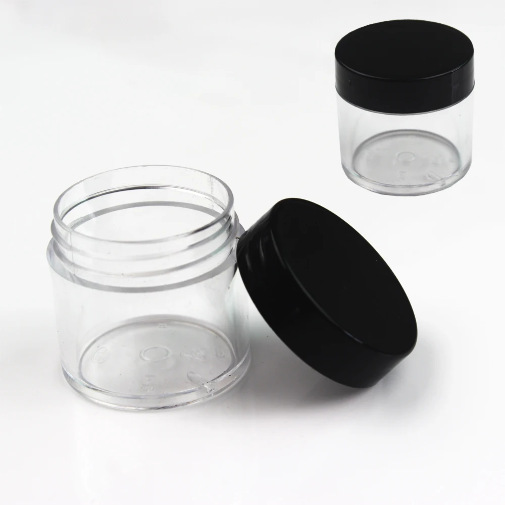 فارغة التجميل حاويات زجاجة 30 Gram Contenitori Cosmetici جرة Envases Plastico الغرافة البلاستيك الجرار مع غطاء مخزن للمكياج