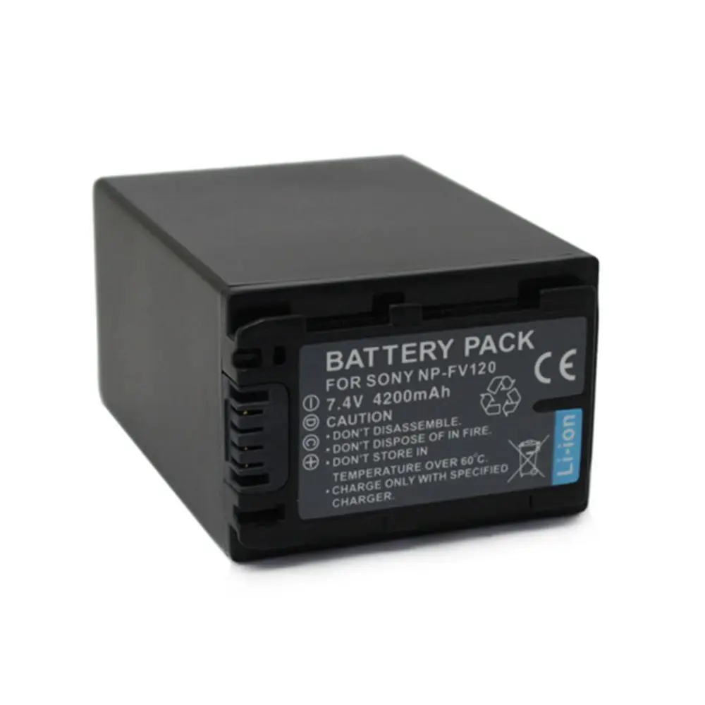 WHCYonline 4200 мАч NP FV120 батарея для камеры SONY CX115 CX130 PJ260V PJ380 PJ790V TD10 TD20V HXR NX3D1U NX30U NEXVG10|camera