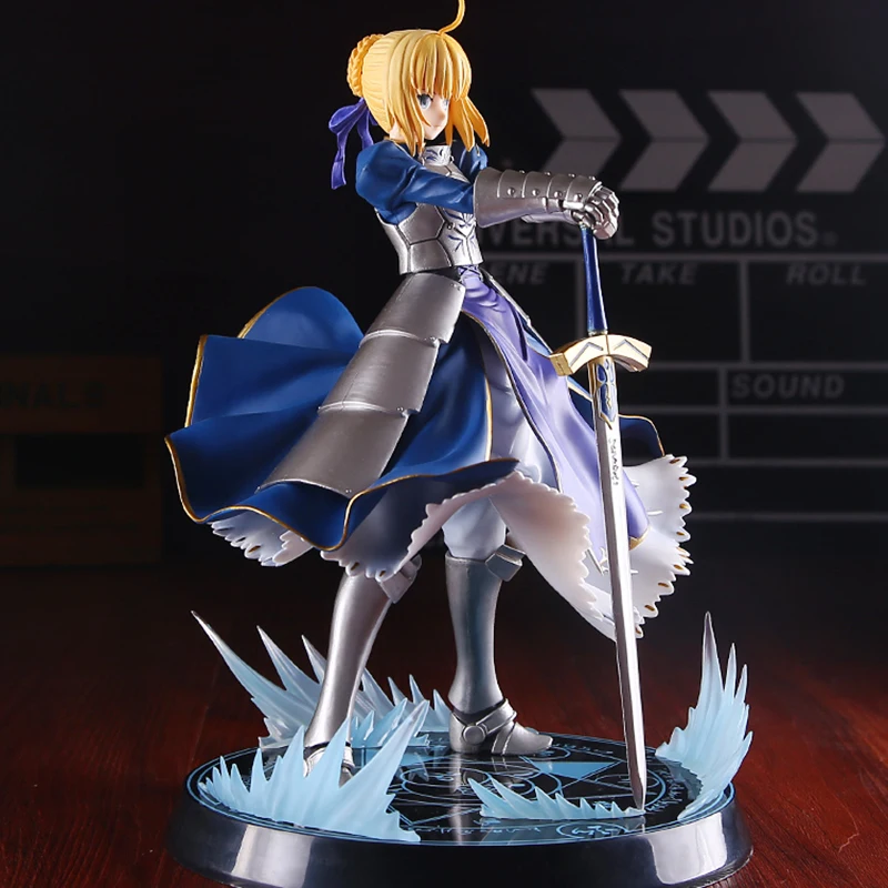 23 см аниме фигурка Fate stay night Ubw Zero Saber Knight Girl Arthur PVC экшн коллекционная игрушка кукла