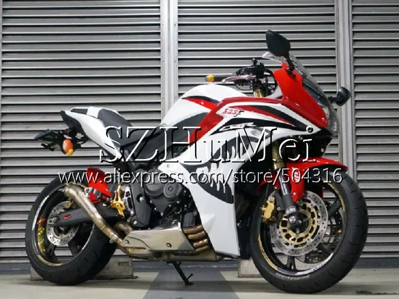 Литья под давлением для HONDA CBR600F4i CBR600F, 11, 12, 13, 14, 116SH. 5 CBR 600 F 600F CBR600 F F4i 2011 2012 2013 На, в красном цвете; новые комплекты обтекателей - Цвет: No.  9