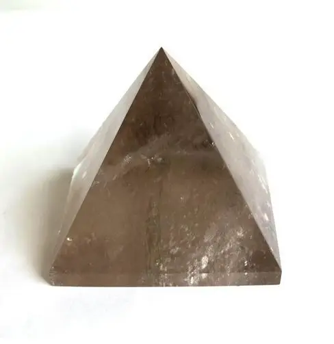 Дымчатый кварц цитрин кристалл рок гравированная Пирамида резной камень чакра камни лечебные рейки 30 мм
