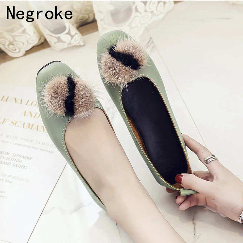 

New Women Flats Summer Autumn Office Lady Weekends Shoes Woman Slip On Loafers Women Flat Heel Shallow Driving Shoes Plus Size