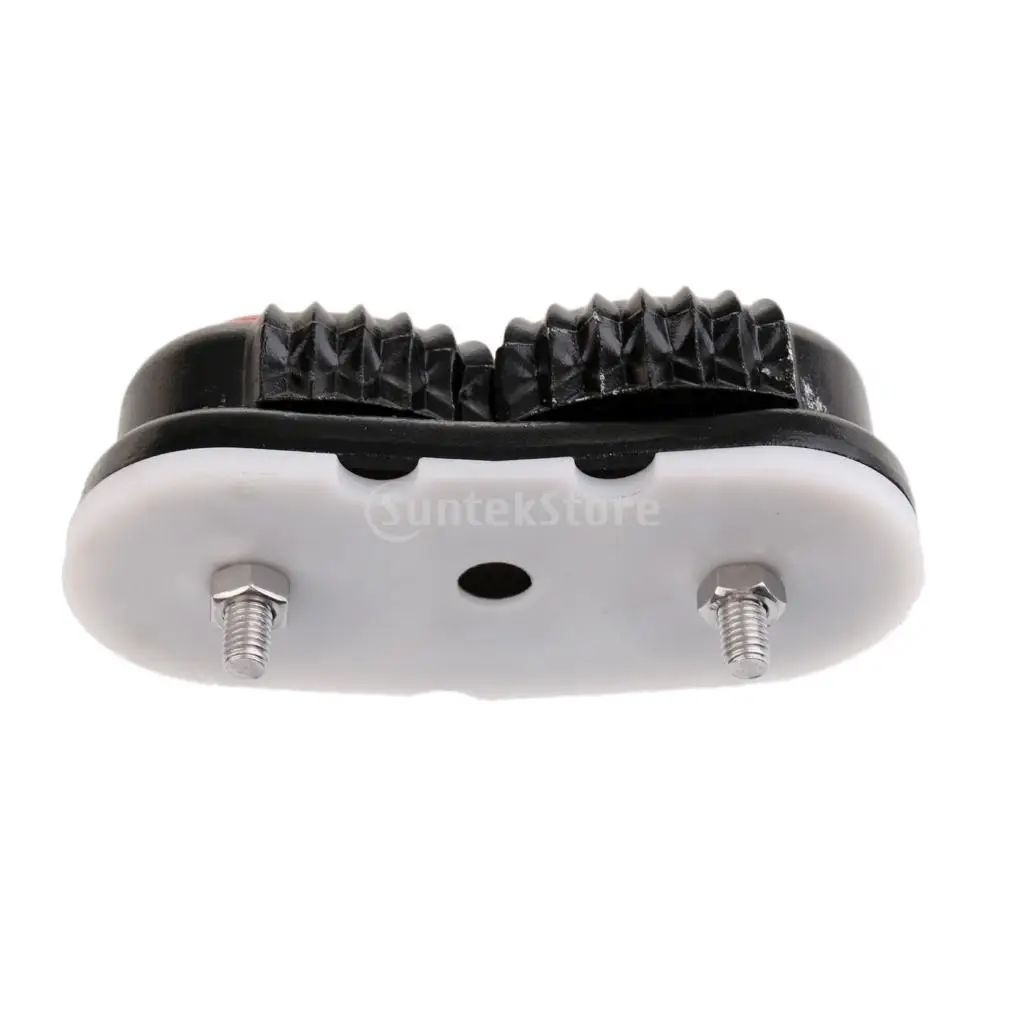 Black Boat Sailing Sailboat Ball Bearing Cam Cleat - ABS Plastic