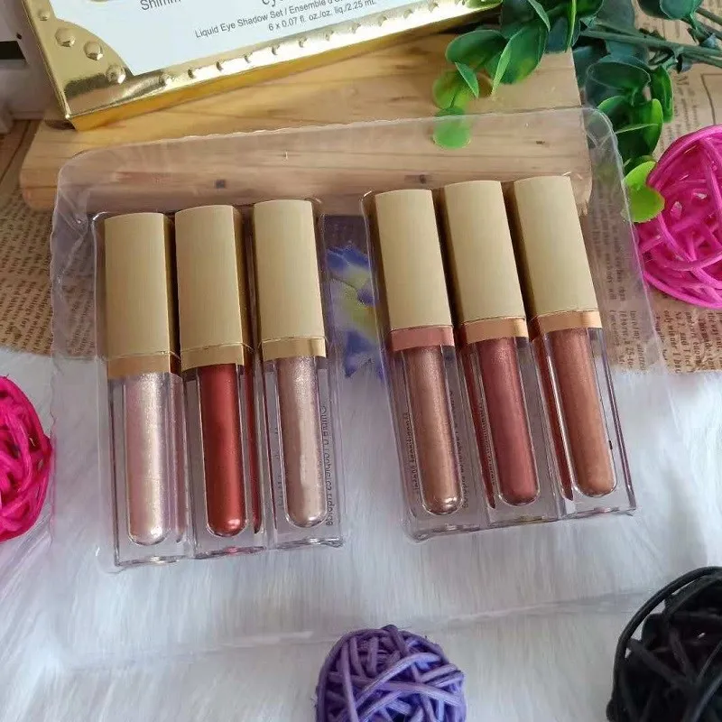 6 видов цветов Eye For Elegance Makeup Лимитированная серия набор жидких теней для век