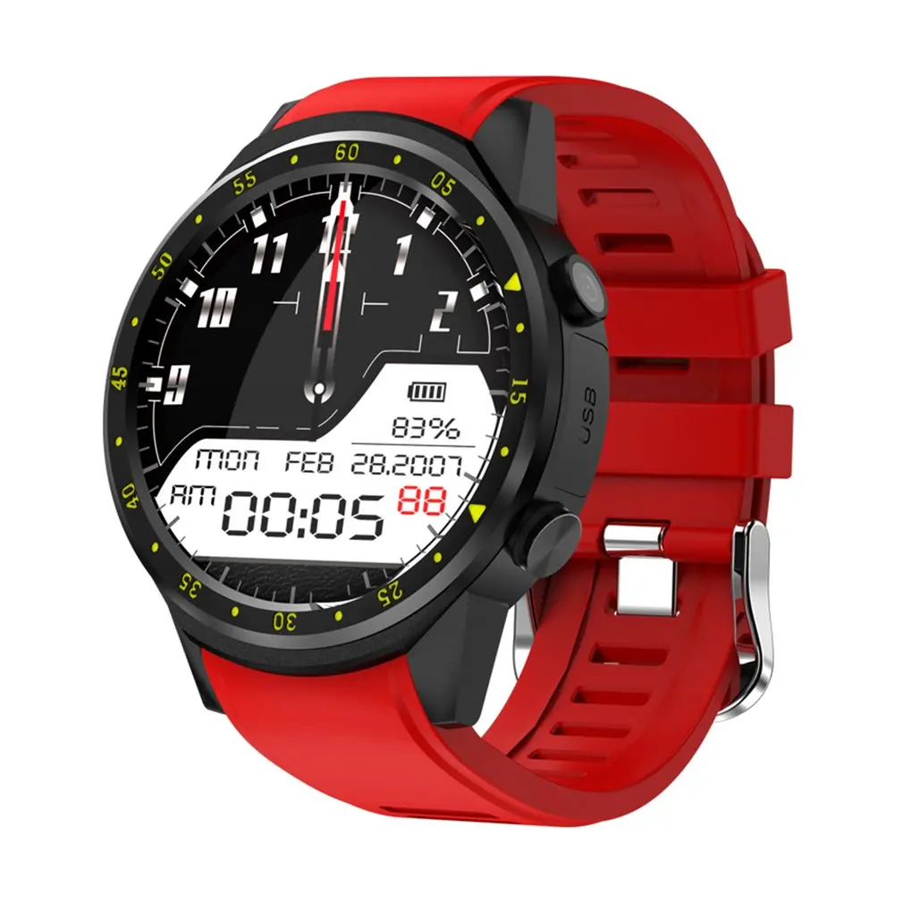 

Multiple Smart Watch Sports Modes Bluetooth GPS Heart Rate Monitor Two Side Straps Sports Business Smartwatch 2018 New