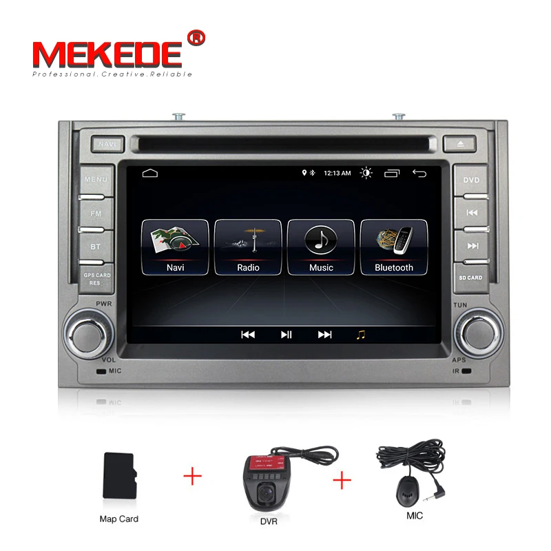 MEKEDE Android8.1 автомобильный 2Din Радио DVD для hyundai H1 Grand Starex 2007- автомобильный Радио gps Навигация стерео Мультимедиа wifi - Цвет: CAR DVD DVR