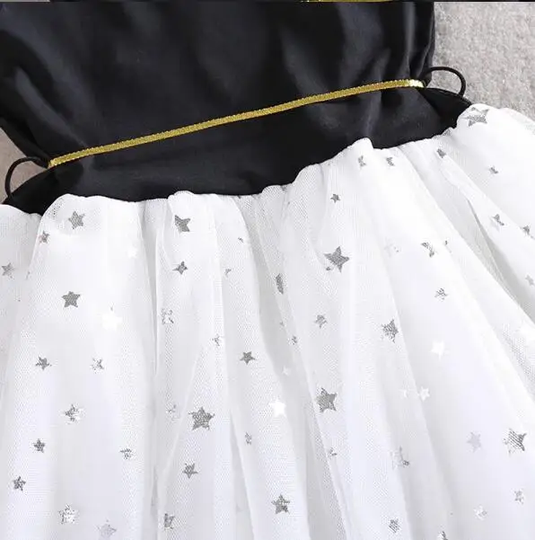 Элегантное платье для маленьких девочек звезды блестки тюль платье- балетная пачка предназначенно для ребенка ясельного возраста 1 штука