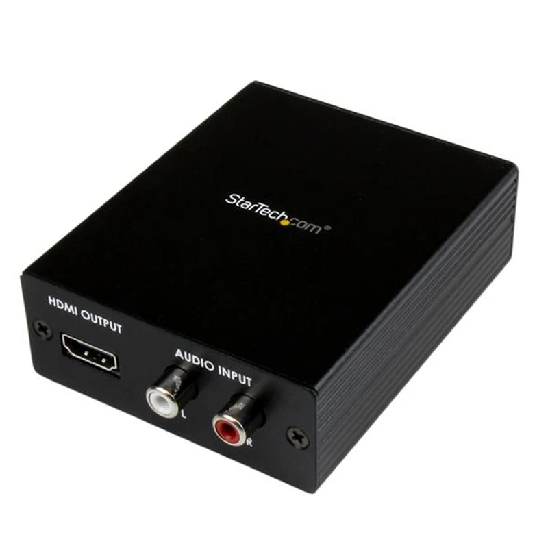 

StarTech.com Adaptador Conversor de VGA, Video por Componentes y Audio RCA a HDMI - PC a HDTV, HDMI, VGA, 110 - 240, 5 V, 2 A, N