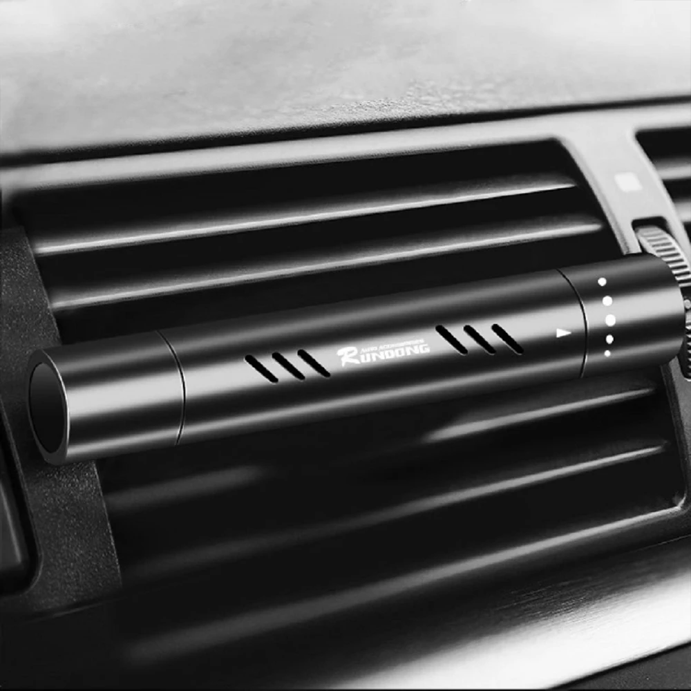 Ароматерапия Эфирные масла парфюмерные изделия автомобиля Освежители воздуха ароматерапия Vent установки дезодорации твердые духи для мужчин - Название цвета: black