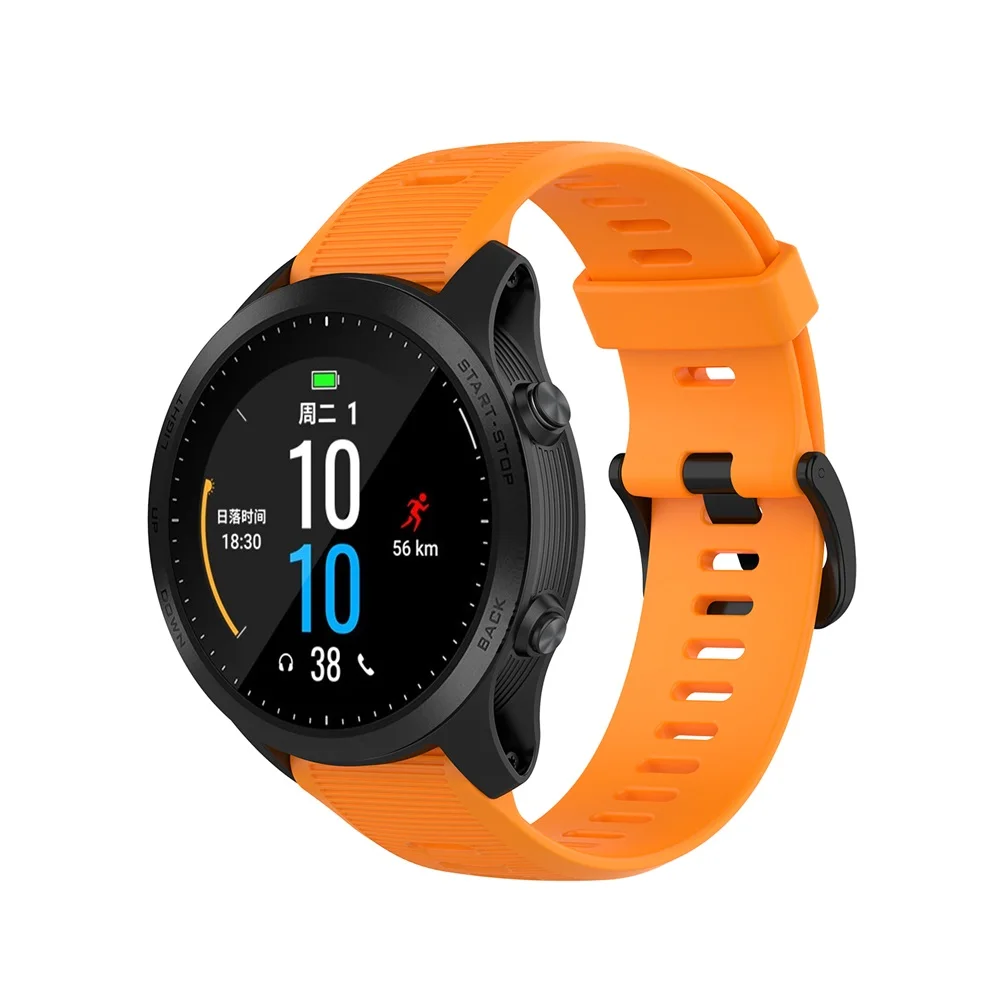 22 мм ремешок для часов Garmin Fenix 5/5 Plus ремешок для Garmin Forerunner 935 945 S60 S50 Quatix5 Fenix6S силиконовый спортивный ремешок для часов