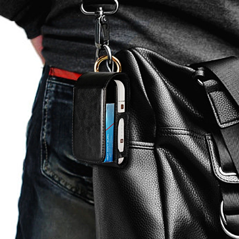 For iQOS Electronic Cigarette Leather Box Holder Storage Accessories Carrying Cases Coque For iQOS Electronic Cigarette Case