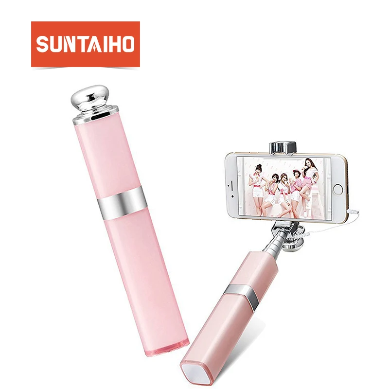 Mini Monopod Wireless handheld Selfie stick Remote Shutter