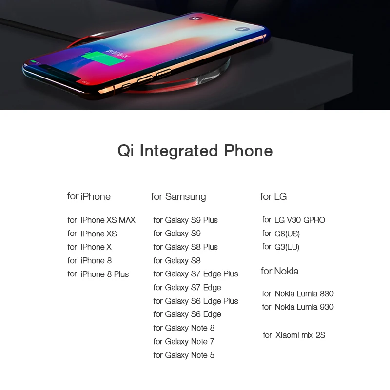 Qi Wireless Charger Suntaiho phone charger wireless Fast Charging Dock Cradle Charger for iphone XS MAX XR samsung xiaomi huawei
