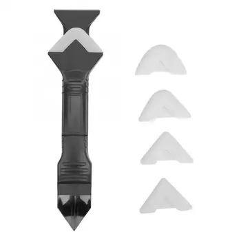 

Sealant Trowel Angle Scraper Grout Caulking Remover Set Hand Caulk Finishing Tools Glass Scraper