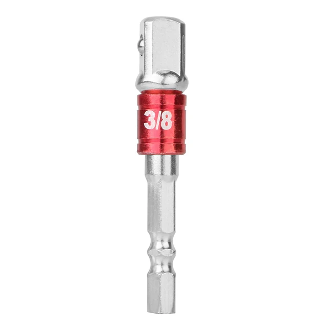 DIYWORK 3Pcs/set 1/4″ 3/8″ 1/2″ Converter Drill Bits Bar Socket Adapter Steel Hex Bit Set Hex Shank Set Extension