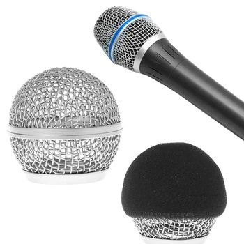 

Replacement Ball Head Mesh Microphone Grille For Shure BETA58 BETA58A SM58 SM58S CE0630 Drop shipping