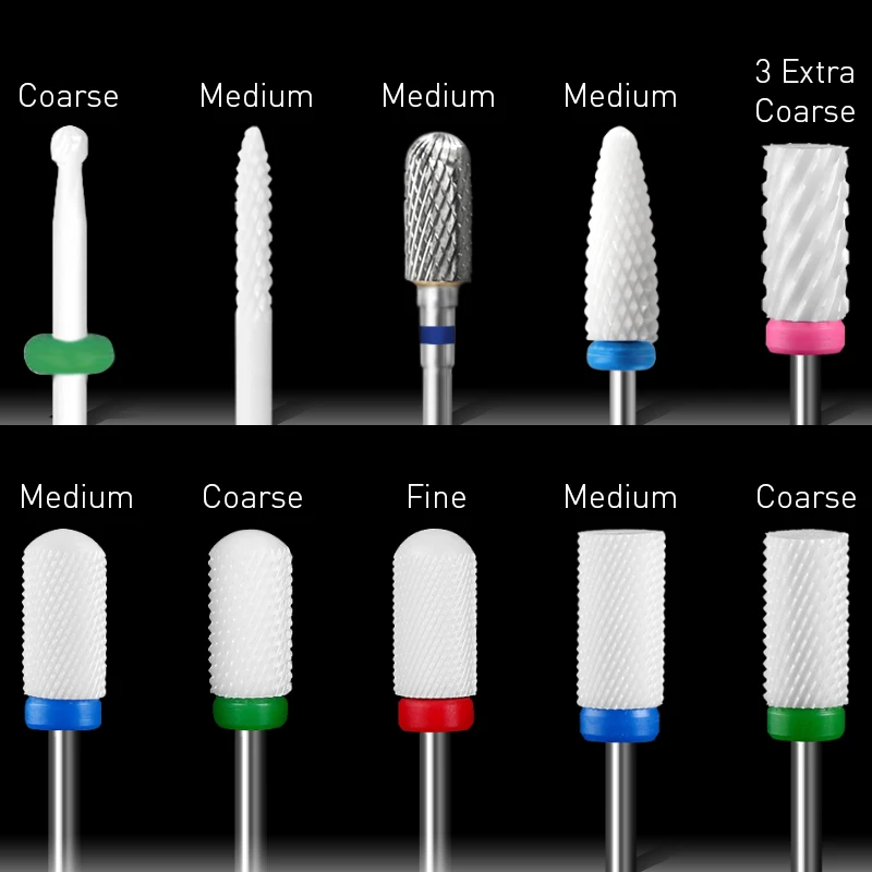 

Arieslibra 11 Type Nail Drill Bit Milling Cutter Manicure Nail Drill Machine Nail Accessories Pedicure drill bits