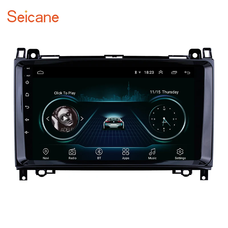 Seicane Car Multimedia Player Android 8.1 2 Din GPS Autoradio For Mercedes Benz B W245 B150 B160 B170 B180 B200 B55 2004-2012