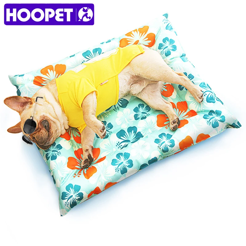 HOOPET дышащий коврик для сна с принтом собаки кошки летом самоохлаждающийся