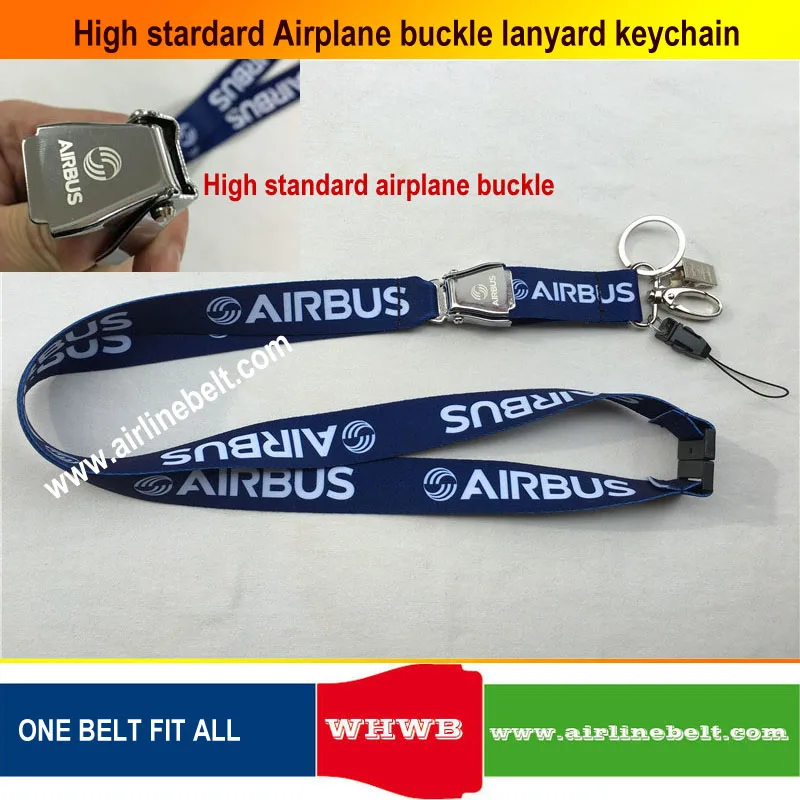 

keyring Airbus Boeing aircraft airplane buckle Lanyard Pilot Crew's ID Card Holder snap clasp clip Spring Gate ring sling string