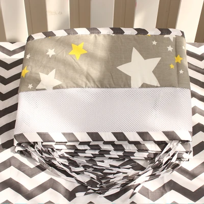 1PC Baby Crib Bumper Bed Around Baby Sleeping Protector Breathable Infant Baby Bedding Bumpers 5 Sizes Anti-collision Cot Bumper