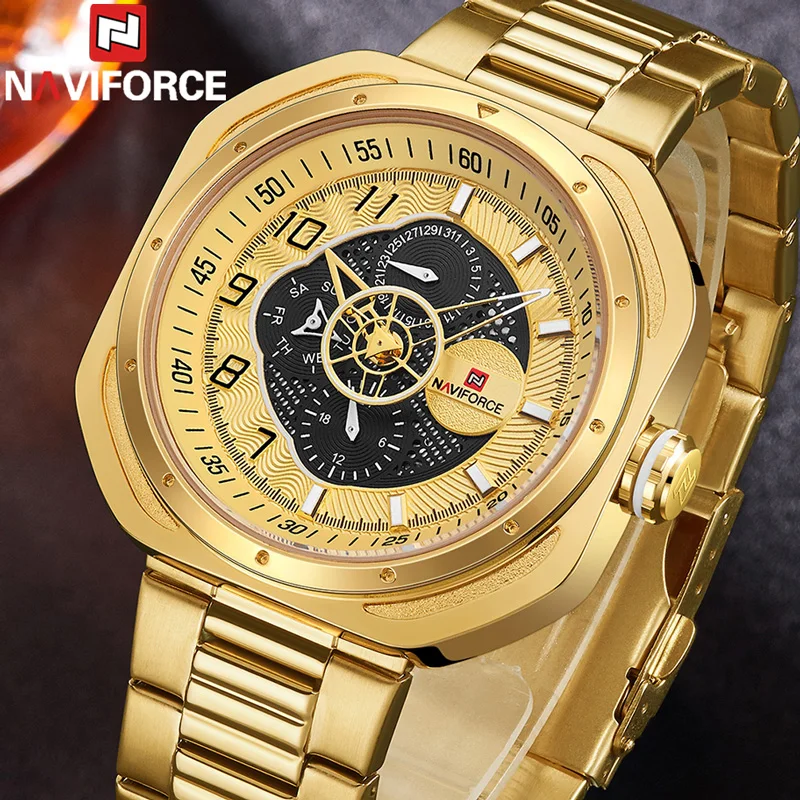 Relogio Masculino NAVIFORCE Для мужчин часы лучший бренд класса люкс спортивные
