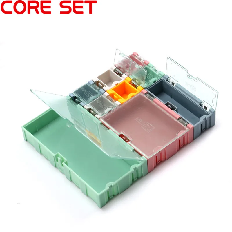 SMD SMT компонент IC Контейнер Коробка Для Хранения Чехол Diy мини электронный практичный для небольших компонентов ящик для ювелирных инструментов бусина таблетки