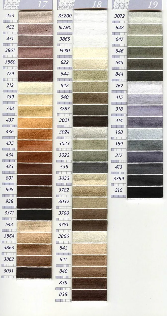 CXC 447 цветов вышивка/вышивка крестом нить смешанные цвета или Выберите нужные цвета