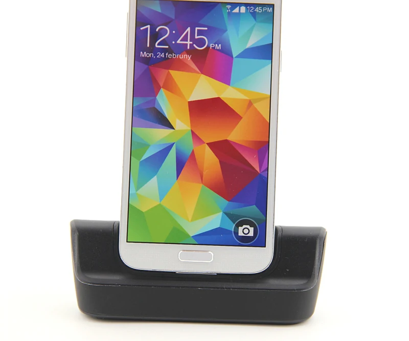 Data Sync Desktop Dual Battery Charger For Samsung Galaxy