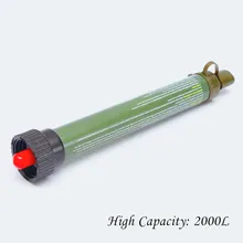 Наборы для тестирования воды портативный фильтр для воды трубка Дикое поле питьевой Открытый выживания туризм кемпинг инструмент для выживания